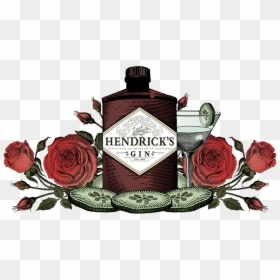Process Image - Hendricks Gin With Rose, HD Png Download - cucumbers png