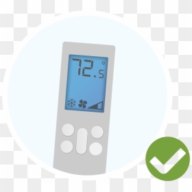 The Smart Ac Control Works With All Air Conditioners - Mp3 Player, HD Png Download - mp3 player png