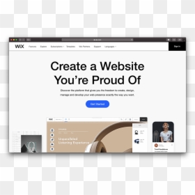 Wix Homepage - Wix.com, HD Png Download - wix png