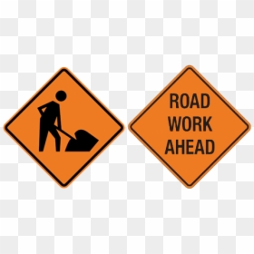Road Work Ahead Yeah I Sure Hope, HD Png Download - neon letters png