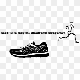 Transparent Human Fall Flat Png - Sneakers, Png Download - cross country png
