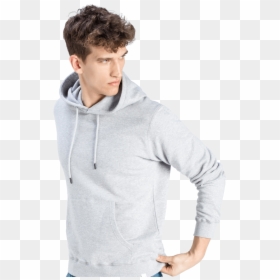 Model - Hooded Sweatshirt Model, HD Png Download - hooded man png