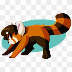 Drawn Red Panda Wolf - Red Panda Furry Oc, HD Png Download - red wolf png