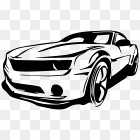 Chevrolet Camaro Sports Car Vector Graphics Ford Mustang - Chevrolet Camaro Vector, HD Png Download - ford car png