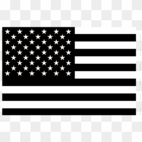 Black And White American Flag Png, Transparent Png - distressed american flag png