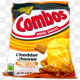 Combos Bag Cheddar Cheese Pretzel 12 Pack, HD Png Download - cheddar cheese png