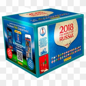 Caja De Láminas Mundial Rusia 2018 Panini - Fifa Russia 2018 Sticker, HD Png Download - rusia 2018 png