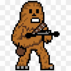 Chewbacca Clipart Pixel Art - Pixel Art Star Wars Chewbacca, HD Png Download - wookie png