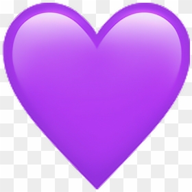 Emoji Coraz N Morado - Purple Heart Emoji Png, Transparent Png - emojis.png