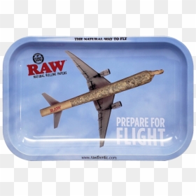 Raw Prepare For Flight Tray - Raw Prepare For Flight Rolling Tray, HD Png Download - flight png