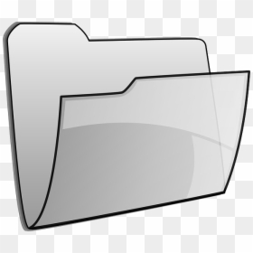 File, Folder, Gray, Iconset, Icons, Empy, Black, Glossy - Gray Folder Icons Png, Transparent Png - black folder png