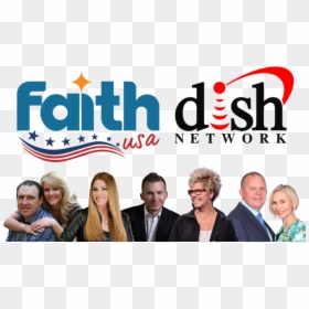 Faith Usa Dish Network - Dish Network Png, Transparent Png - dish network logo png
