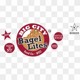 Big City Bagel Lites, Logo - Circle, HD Png Download - food city logo png
