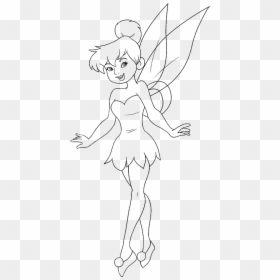 How To Draw Tinkerbell - Fun Easy Drawings Of Tinkerbell, HD Png Download - tinkerbell and friends png