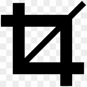 Crop Tool Svg Png Icon - Cropping Tool, Transparent Png - png file icon