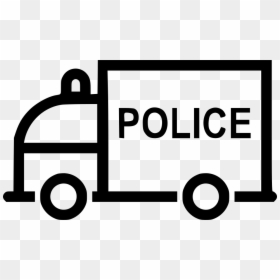 Police Van - Vector Graphics, HD Png Download - van icon png