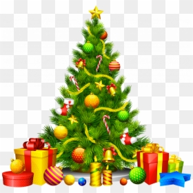Transparent Background Christmas Tree Png, Png Download - merry christmas 2017 png