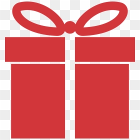 Red Gift Icon Png, Transparent Png - vacation icon png