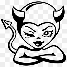 Black And White Devil Clipart, HD Png Download - imp png