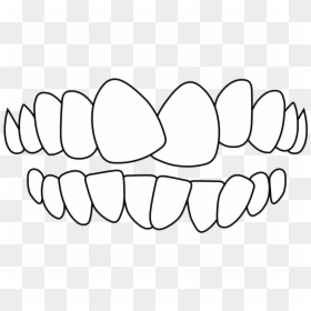 Crooked Teeth , Transparent Cartoons - Illustration, HD Png Download - teeth.png