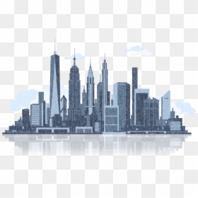 Nyc Skyline - Nyc Real Estate Stock, HD Png Download - ny skyline png