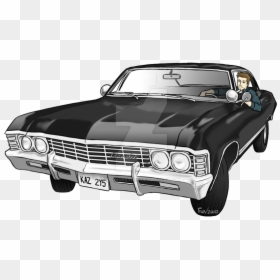 Transparent Dean Winchester Png, Png Download - impala png