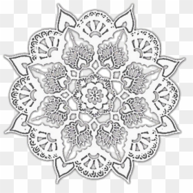 #mandala #icon #pfp #edit #overlay #overlays #iconresources - Transparent Mandala Overlay Png, Png Download - lace overlay png