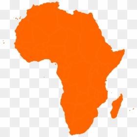 Africa Map Continent Clip - Africa Continent Clipart, HD Png Download - sprinkles border png