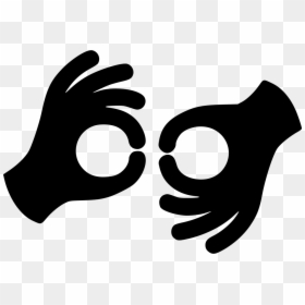 Sign Language - Sign Language Icon Png, Transparent Png - language icon png