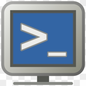 Computer Monitor,computer Icon,angle - Linux Script Png, Transparent Png - language icon png