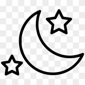 Transparent Night Stars Png - Outline Of Muslim Religious Symbols, Png Download - construction icons png