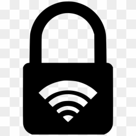 Lock Wifi - Wifi Padlock Icon Png, Transparent Png - padlock icon png