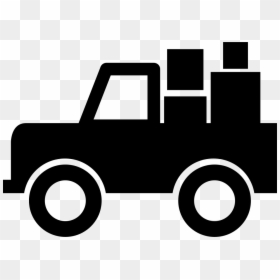 All-terrain Vehicle With Cargo - Cargo Car Svg Icon, HD Png Download - terrain.png