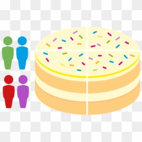 4 Wedge Referral Cake Icon - Circle, HD Png Download - refer a friend icon png