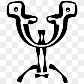 Vector Illustration Of Oar Lock Attaches To Watercraft, HD Png Download - lock vector png