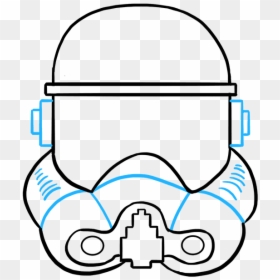 storm trooper helmet sketch