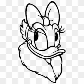 Daisy Duck Head Coloring Pages 5 By Kyle - Daisy Duck Face Coloring Pages, HD Png Download - duck head png