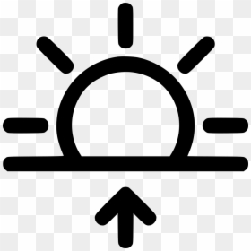 Sunrise - Transparent Background Sun Icon, HD Png Download - sunrise vector png