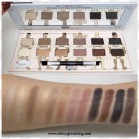 Ogo - Balm Nude Dude Eyeshadow Palette, HD Png Download - makeup palette png