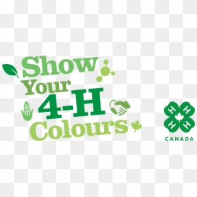 Show Your 4-h Colous - Show Your 4 H Colours, HD Png Download - 4h logo png