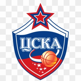 Thumb Image - Cska Moscow Basketball Logo Png, Transparent Png - basketball .png