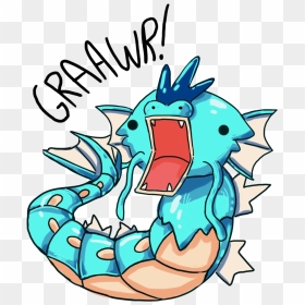 Just A Derpy Gyarados For You Peeps Clipart , Png Download - Derpy Gyarados, Transparent Png - gyrados png