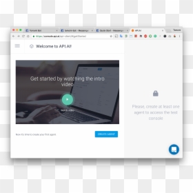 Messenger Bot On Website, HD Png Download - get started button png