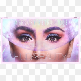 Mercury Retrograde Eyeshadow Palette, , Hi-res - Mercury Retrograde Huda Beauty, HD Png Download - eye shadow png