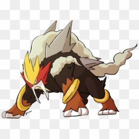 Mega Entei,raikou Y Suicune - Pokemon Entei Mega Evolution, HD Png Download - entei png