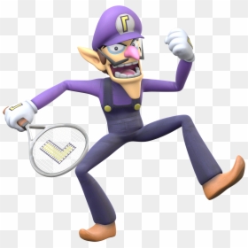 Nintendo Fanon Wiki - Cartoon, HD Png Download - waluigi head png