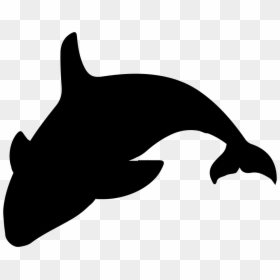 Killer Whale Silhouette Clip Art - Killer Whale Silhouette Png, Transparent Png - whale tail png