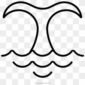 Whale Tail Coloring Page - Rabo De Baleia Desenho, HD Png Download - whale tail png