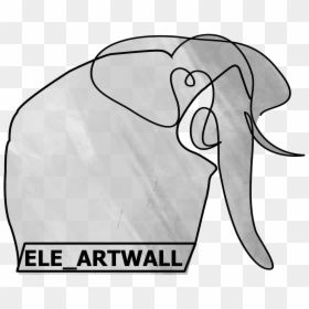 Indian Elephant, HD Png Download - whale tail png