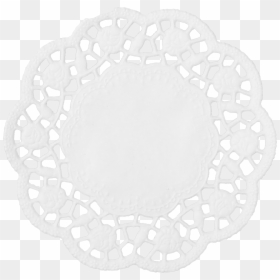 Transparent White Doily Png - Circle, Png Download - white doily png